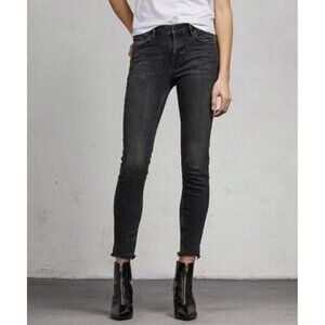 Allsaints Grace Black Skinny Jeans 27